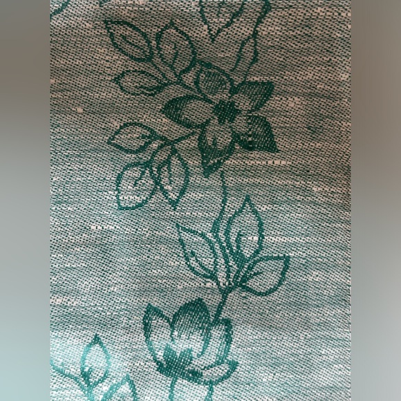 Rare Vintage but new not used European pure linen table cloth square Decor lux - Picture 10 of 15